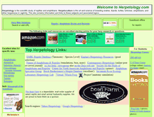 Tablet Screenshot of herpetology.com